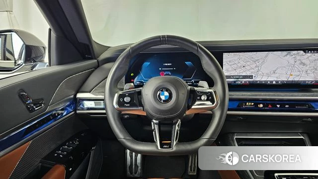 BMW 7 Series (G70) 2024 Черный из Кореи, фото 3