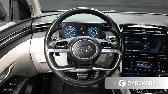 Hyundai Tucson Hybrid (NX4) 2022 Белый из Кореи, фото 3