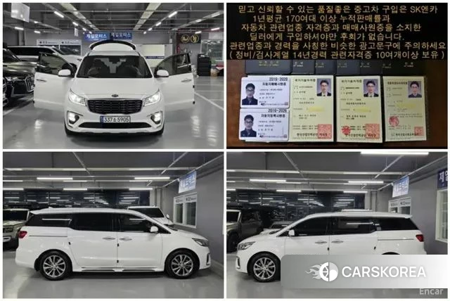 Kia The New Carnival 2019 Жемчужный цвет из Кореи, фото 3