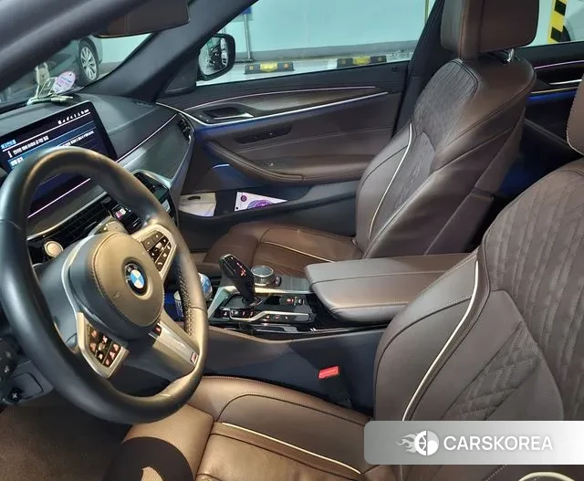 BMW 5 Series (G30) 2021 Синий из Кореи, фото 3