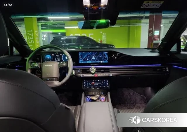 Hyundai Grandeur Hybrid (GN7) 2023 Черный из Кореи, фото 3