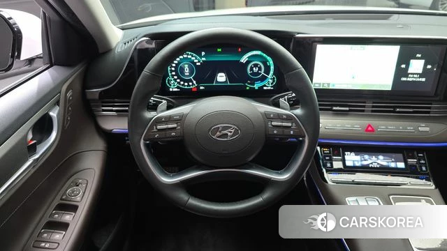 Hyundai The New Grandeur IG Hybrid 2020 Белый из Кореи, фото 3