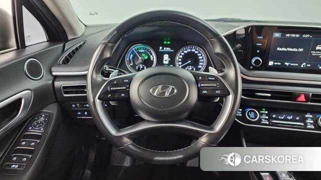 Hyundai Sonata Hybrid (DN8) 2023 Черный из Кореи, фото 3