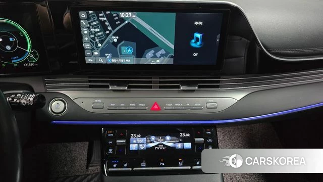 Hyundai The New Grandeur IG Hybrid 2022 Белый из Кореи, фото 3