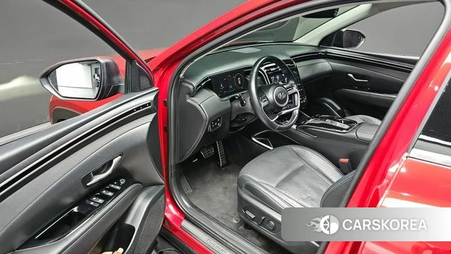 Hyundai Tucson Hybrid (NX4) 2021 Красный из Кореи, фото 3