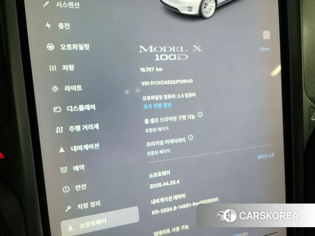Tesla Model X 2018 Белый из Кореи, фото 3