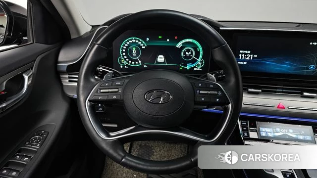 Hyundai The New Grandeur IG Hybrid 2022 Черный из Кореи, фото 3