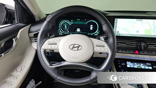 Hyundai The New Grandeur IG Hybrid 2022 Черный из Кореи, фото 3