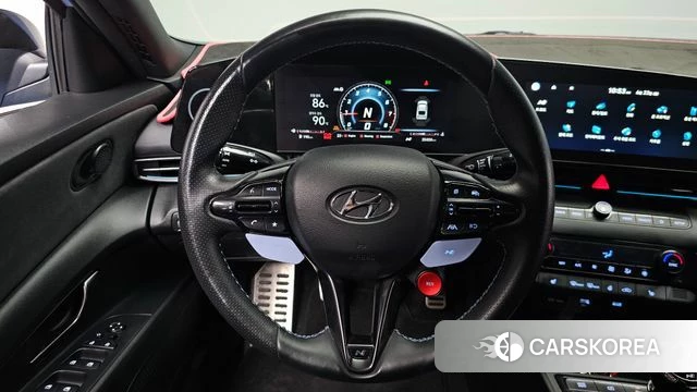 Hyundai Avante (CN7) 2022 Небесно-голубой из Кореи, фото 3