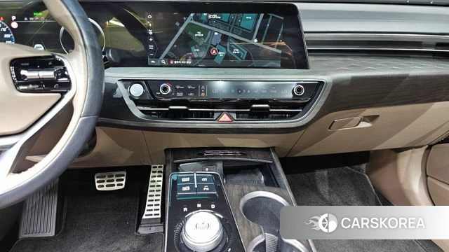 Kia K8 Hybrid 2021 Темно-зеленый из Кореи, фото 3