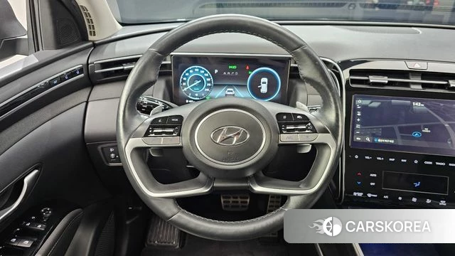 Hyundai Tucson Hybrid (NX4) 2022 Серый из Кореи, фото 3