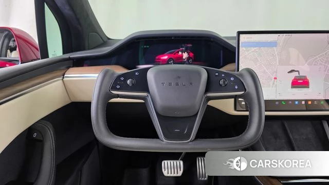 Tesla Model X 2023 Красный из Кореи, фото 3