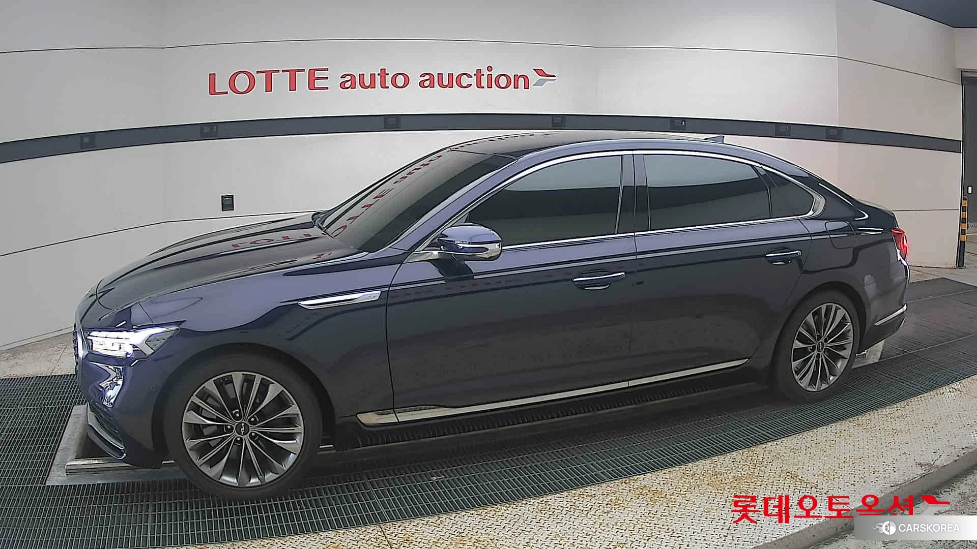 Kia K9 2024 Deep Chroma Blue из Кореи, фото 3