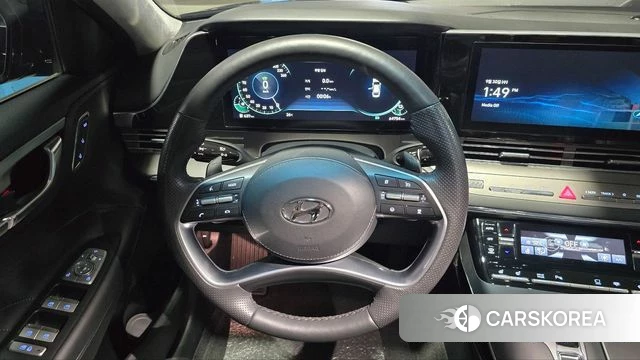 Hyundai The New Grandeur IG Hybrid 2021 Черный из Кореи, фото 3