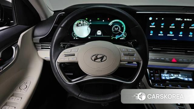 Hyundai The New Grandeur IG Hybrid 2022 Серый из Кореи, фото 3
