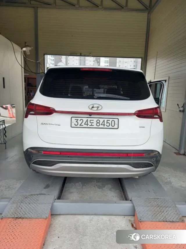 Hyundai The New Santa Fe 2021 Белый из Кореи, фото 3