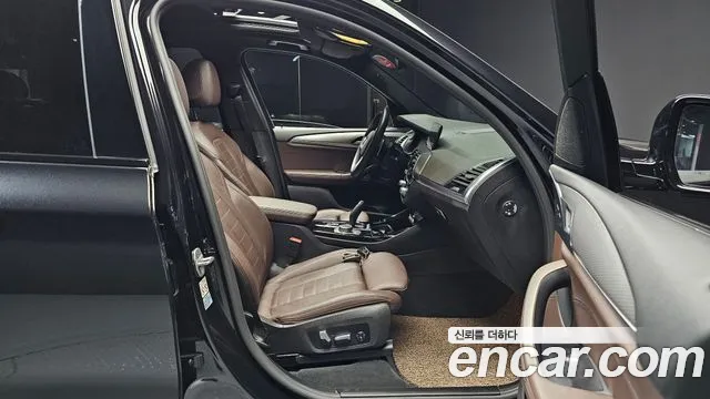 BMW X3 (G01) 2021 Черный из Кореи, фото 3