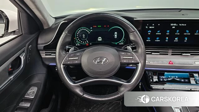 Hyundai The New Grandeur IG Hybrid 2020 Белый из Кореи, фото 3
