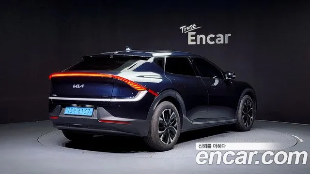 Kia EV6 2021 Синий из Кореи, фото 3