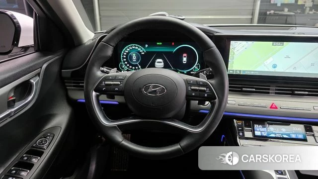 Hyundai The New Grandeur IG Hybrid 2022 Белый из Кореи, фото 3
