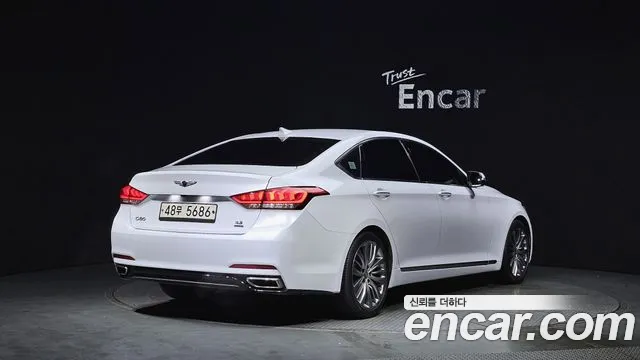 Genesis G80 2018 Белый из Кореи, фото 3