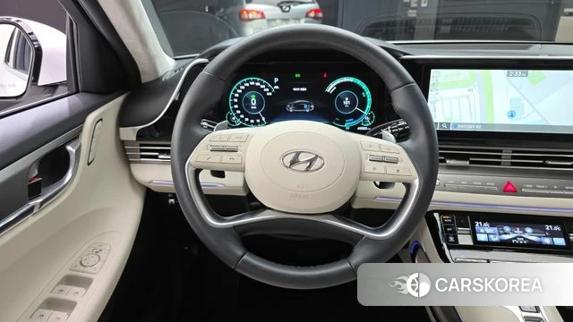 Hyundai The New Grandeur IG Hybrid 2022 Белый из Кореи, фото 3