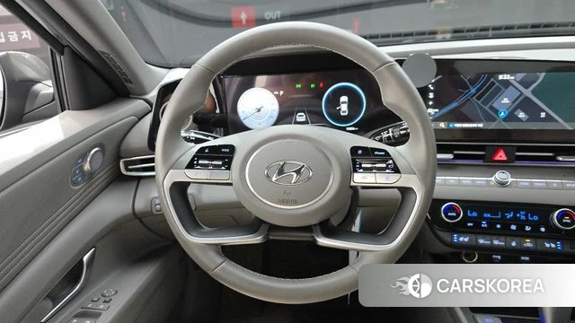 Hyundai Avante Hybrid (CN7) 2022 Серый из Кореи, фото 3