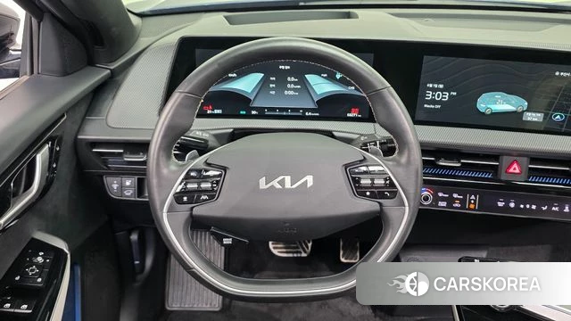 Kia EV6 2022 Синий из Кореи, фото 3