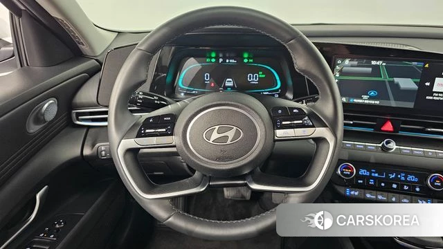 Hyundai The New Avante Hybrid (CN7) 2024 Белый из Кореи, фото 3