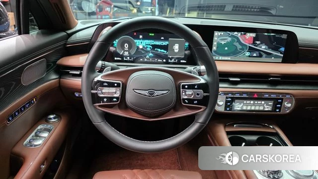 Genesis G90 (RS4) 2023 Темно-зеленый из Кореи, фото 3