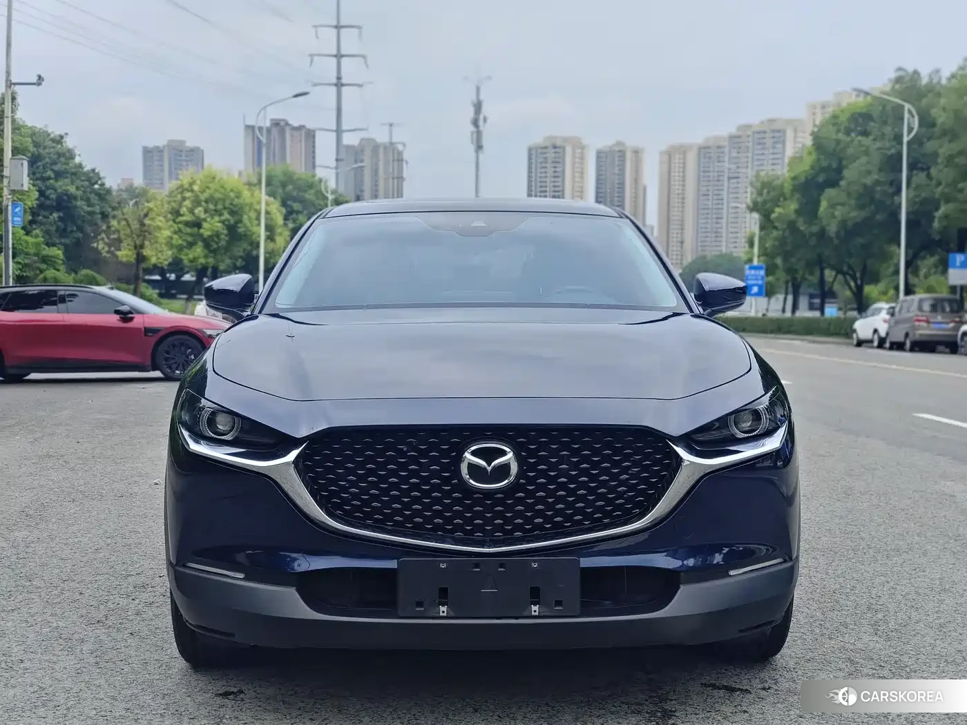 Mazda CX-30 2024 Синий из Китая, фото 3