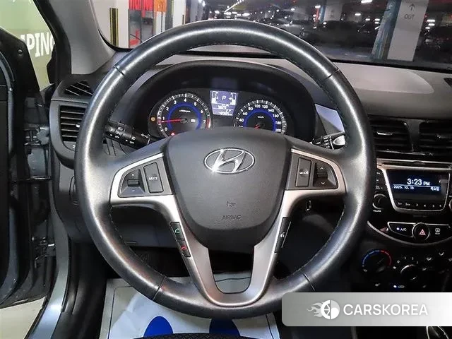 Hyundai Accent (New type) 2018 Небесно-голубой из Кореи, фото 3