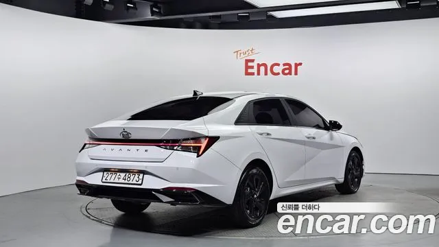 Hyundai Avante (CN7) 2021 Белый из Кореи, фото 3