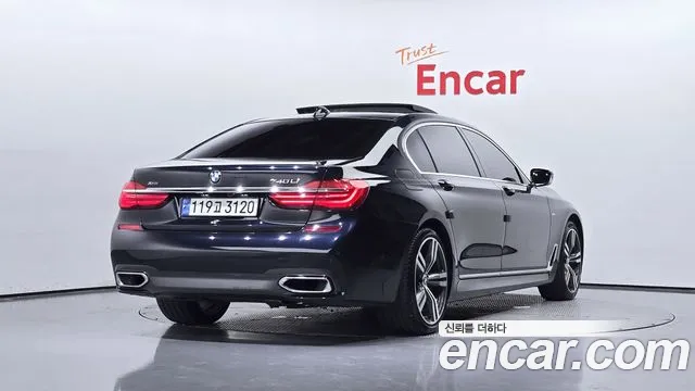 BMW 7 Series (G11) 2018 Черный из Кореи, фото 3