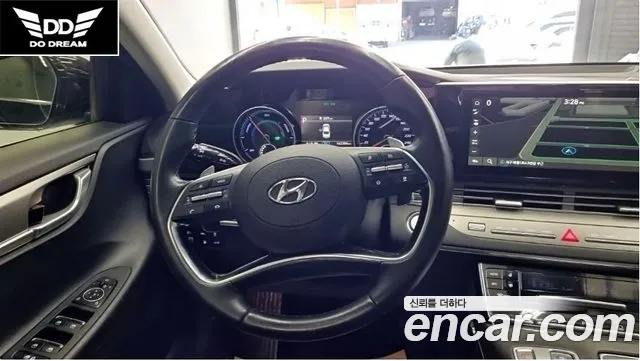 Hyundai The New Grandeur IG Hybrid 2020 Черный из Кореи, фото 3