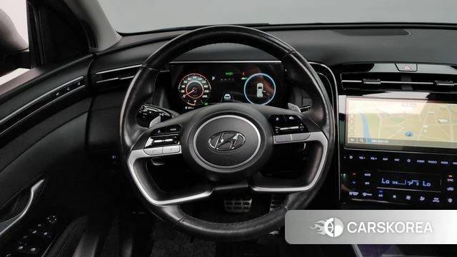 Hyundai Tucson Hybrid (NX4) 2021 Черный из Кореи, фото 3