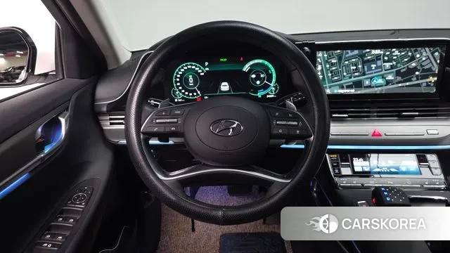 Hyundai The New Grandeur IG Hybrid 2021 Белый из Кореи, фото 3