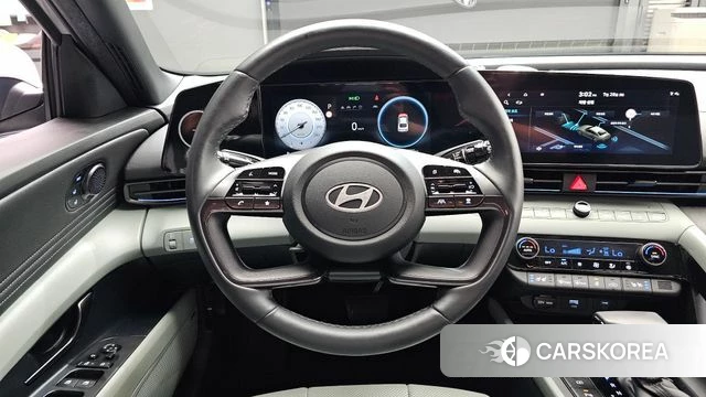 Hyundai The New Avante (CN7) 2023 Серебристо-серый из Кореи, фото 3
