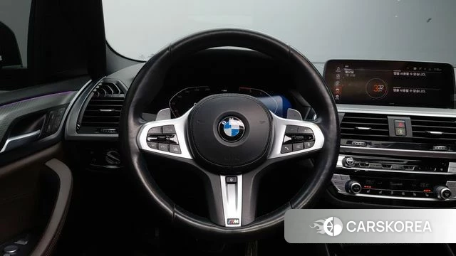 BMW X3 (G01) 2021 Черный из Кореи, фото 3