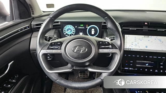 Hyundai Tucson Hybrid (NX4) 2021 Белый из Кореи, фото 3