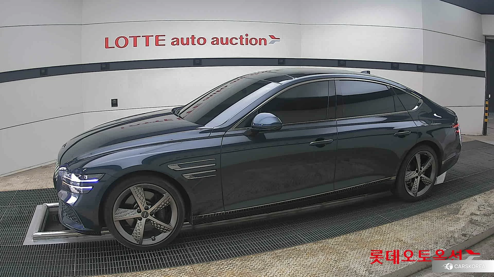 Hyundai G80 2022 Tasman Blue из Кореи, фото 3