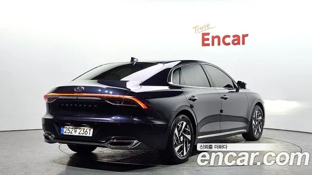 Hyundai The New Grandeur IG Hybrid 2021 Синий из Кореи, фото 3