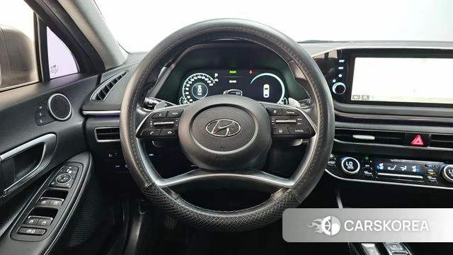 Hyundai Sonata Hybrid (DN8) 2020 Серебристо-серый из Кореи, фото 3