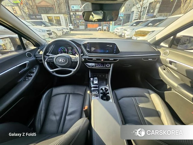 Hyundai Sonata Hybrid (DN8) 2021 Серебристо-серый из Кореи, фото 3