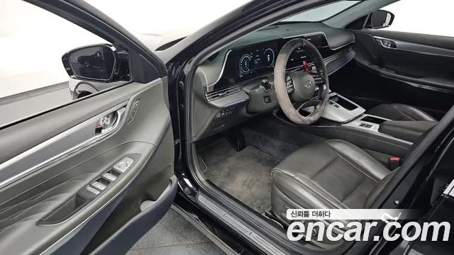 Hyundai The New Grandeur IG Hybrid 2021 Черный из Кореи, фото 3