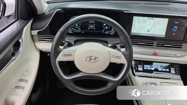 Hyundai The New Grandeur IG Hybrid 2022 Белый из Кореи, фото 3