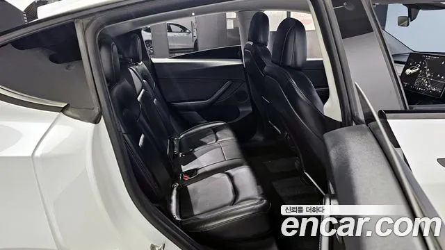 Tesla Model Y 2021 Белый из Кореи, фото 3