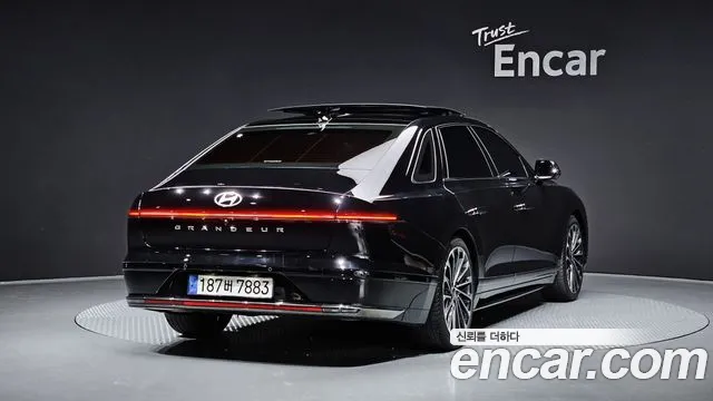 Hyundai Grandeur (GN7) 2023 Черный из Кореи, фото 3