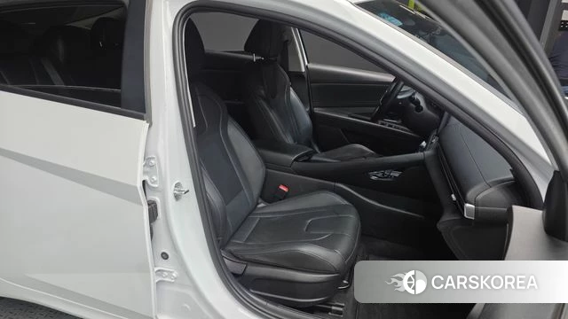 Hyundai Avante Hybrid (CN7) 2020 Белый из Кореи, фото 3