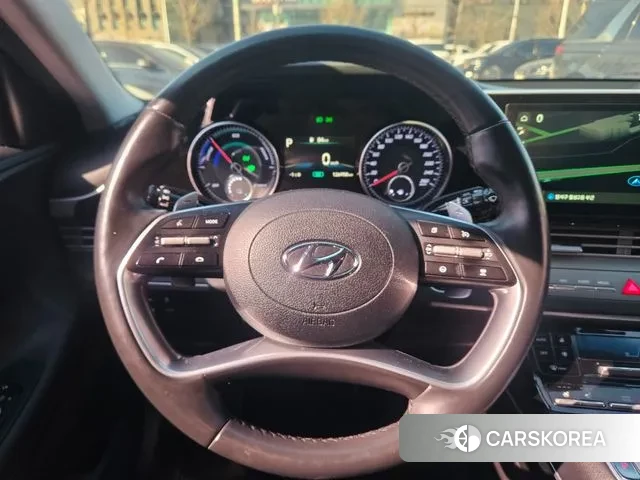 Hyundai The New Grandeur IG Hybrid 2021 Черный из Кореи, фото 3